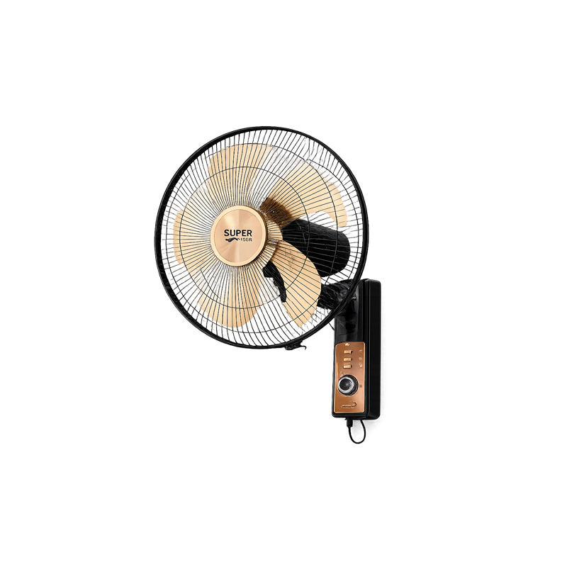 Super Tech Wall Fan 18 Inch Gold Color