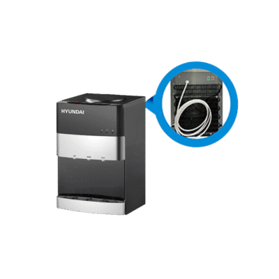 Hyundai Tabletop Water Dispenser Direct water connection Black