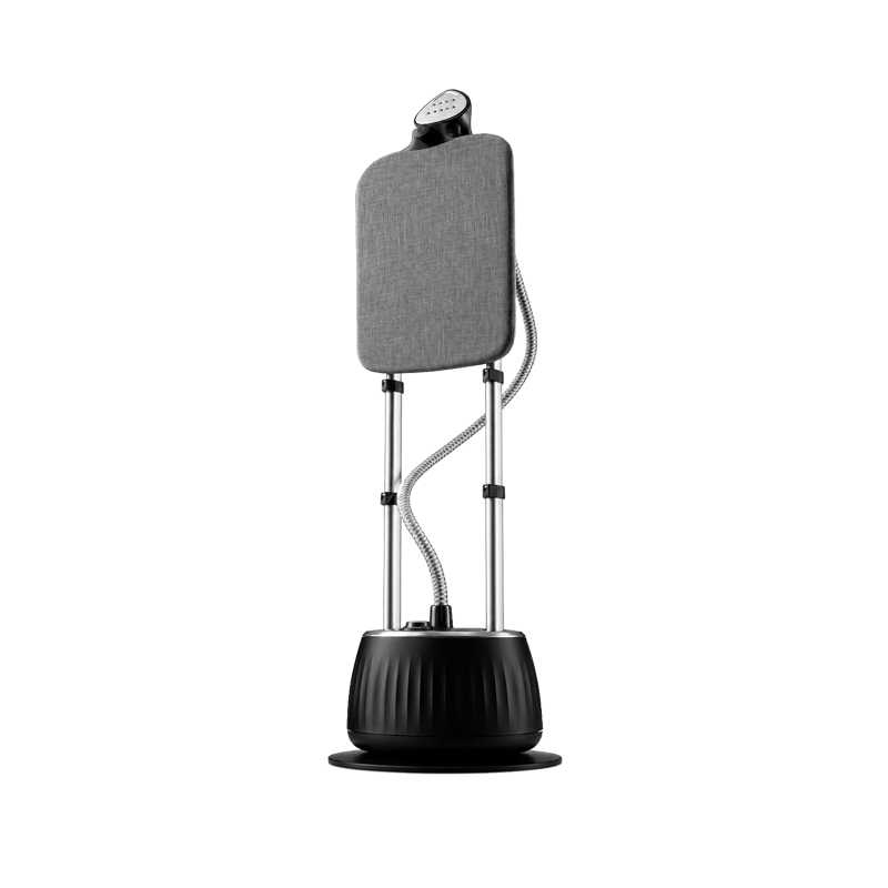 Super Tech Upright Garment Steamer Black with Silver
